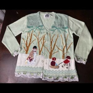 Storybook Knits Christmas Cardigan
